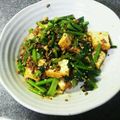 ルージュママ's cooksnap of when they made 厚揚げと小松菜のピリ辛炒め.