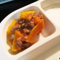 クック89S2RI☆'s cooksnap of when they made レンジで簡単カボチャのそぼろ餡かけ.