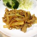 monchan♪♪'s cooksnap of when they made 安い簡単!豚こまのしょうが＋にんにく焼き.