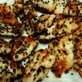 みゃっこ's cooksnap of when they made 鶏ムネ肉で☆揚げない☆ごま味噌竜田揚げ＊.