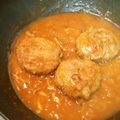 ☆こまっと☆'s cooksnap of when they made ルゥから作るデミグラス煮込みハンバーグ.