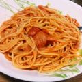 ホワイトぶーりん's cooksnap of when they made 常備缶で簡単☆ツナとトマトのパスタ.
