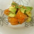 バウンド's cooksnap of when they made ＊サーモンとアボカドの柚子胡椒和え＊.