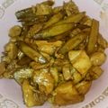 smile2525☆'s cooksnap of when they made ☺鶏モモ肉とごぼうの甘辛煮☺.