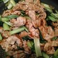浩次ｗ's cooksnap of when they made 豚こま肉と小松菜の中華炒め.