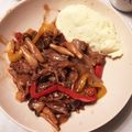 halehonu's cooksnap of when they made 牛肉のNZ産バルサミコ酢炒め.
