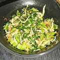 ♡キイロイトリ♡'s cooksnap of when they made 大根菜としらす干しの炒め煮.