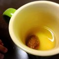 なみちゃん73's cooksnap of when they made 喉の痛みに焼き梅干し緑茶.