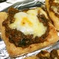 メグスタ's cooksnap of when they made 糖質制限　うすあげピザ風　簡単♡.