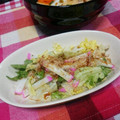 にゃにゃ☆☆☆'s cooksnap of when they made かまぼこ紫たまねぎの和風サラダ.