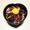 まにらーさ's cooksnap of when they made 鰹のたたきを漬けで丼に.