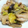 nanaきち's cooksnap of when they made 鶏なすキャベツの味噌炒め＊.