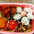 チャオ＆ともこ's cooksnap of when they made ２歳お弁当　てんとう虫とお花.