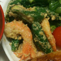 yummy83's cooksnap of when they made 海老とおくらの甘胡麻和え.