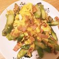 みっきぃ＠料理修行中's cooksnap of when they made 超速！アスパラベーコンふわふわ卵.