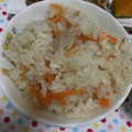 こめださん。's cooksnap of when they made ツナと人参の炊き込みごはん✿.