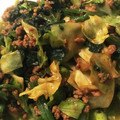 はり→'s cooksnap of when they made キャベツとほうれん草と豚肉のカレー炒め☆.