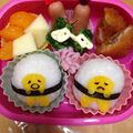 あやほの1's cooksnap of when they made ぐでたま弁当☆キャラ弁.