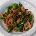 akatukiko's cooksnap of when they made 豚肉とピーマンの♡にんにくオイスター炒め.
