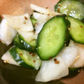 毎日楽しい's cooksnap of when they made 簡単！カブときゅうりで箸休め！.