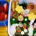 りんごココア's cooksnap of when they made ＊キャラ弁＊　いちごのお弁当♪.