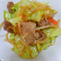 SoraｰRyu's cooksnap of when they made 牛肉ともやしとキャベツの塩炒め.