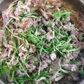 パリパリママ's cooksnap of when they made 水菜大量消費！豚肉と水菜の塩麹柚子胡椒炒.