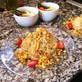 食べ過ぎ野郎's cooksnap of when they made コーンとメンマで☆簡単冷製パスタ.
