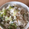 クック11HLNQ☆'s cooksnap of when they made まかない飯。「野沢菜漬けチャーハン」.