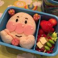 いわたまＫ's cooksnap of when they made ☆アンパンマン&しょくぱんまん☆キャラ弁.
