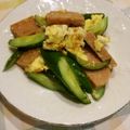 ちーばりんご's cooksnap of when they made きゅうりの中華風炒め.