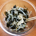 花子saku1229's cooksnap of when they made ※簡単※もやしとワカメのナムル.