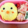 めぃぽぁ's cooksnap of when they made キャラ弁♡オムライスのひよこちゃんズ.