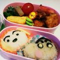 のりたろうゆいのすけ's cooksnap of when they made キャラ弁＊クレヨンしんちゃん&シロ.