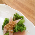 二角形's cooksnap of when they made 春を待って☆なばなとハムのからし醤油和え.