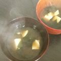 ☆こまっと☆'s cooksnap of when they made わかめと豆腐の味噌汁♪.