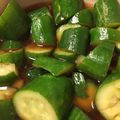 らくだひつじ's cooksnap of when they made 胡瓜の漬物～澪の忍び瓜～.