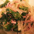 蝙蝠傘子's cooksnap of when they made ちょっと一品！簡単☆春菊とレタスのナムル.
