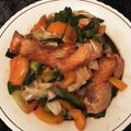 ねこ's cooksnap of when they made 鮭とパプリカの炒め煮.