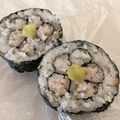 nikone's cooksnap of when they made 【おもてなしにオススメ！】お花の巻き寿司.
