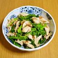 つちかな's cooksnap of when they made 菜の花と鶏ささみの梅和え.