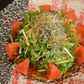 ruruchirin's cooksnap of when they made ☆大根と水菜のジャコのせサラダ☆.