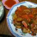 真央pooh's cooksnap of when they made 揚げずに 簡単酢豚.