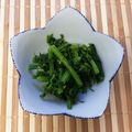 そうちゃんmama★'s cooksnap of when they made 菜の花のめんつゆおひたし.