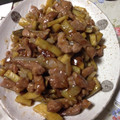 ☆★★★'s cooksnap of when they made 豚肉とさつまいもの甘辛おかず.