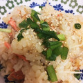 瑠璃。's cooksnap of when they made 鮭ときのこの味噌バター炊き込みご飯.