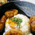 くみちょ～～'s cooksnap of when they made ☆フワフワ☆つくね丼.