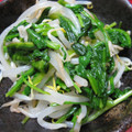 梅山葵's cooksnap of when they made ☆もやしとほうれん草の簡単ナムル☆.