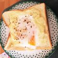 まきんりい's cooksnap of when they made トースターで簡単！卵チーズトースト.