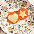 なつき☆ミ's cooksnap of when they made 型抜きニンジン☆キャラ弁.
